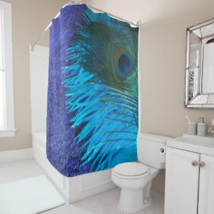 Rideaux De Douche Pic pourpre et Turquoise