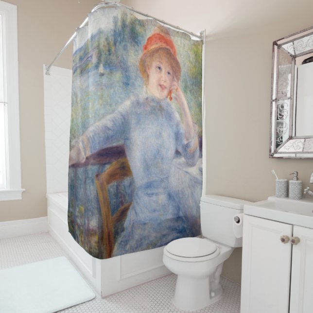 Rideaux De Douche Pierre Auguste Renoir - Alphonsine Fournaise (En situation)