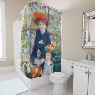 Rideaux De Douche Pierre-Auguste Renoir - Deux sœurs sur la Terrasse
