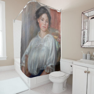 Rideaux De Douche Pierre-Auguste Renoir - Jeune Femme Assise