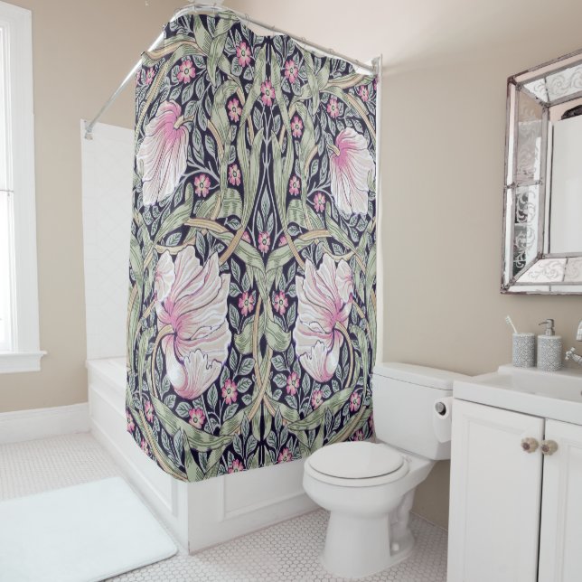 Rideaux De Douche Pimpernel, William Morris (En situation)