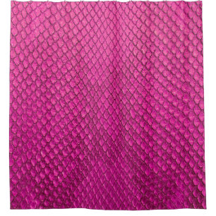 Rideaux De Douche Pink python peau de serpent texture