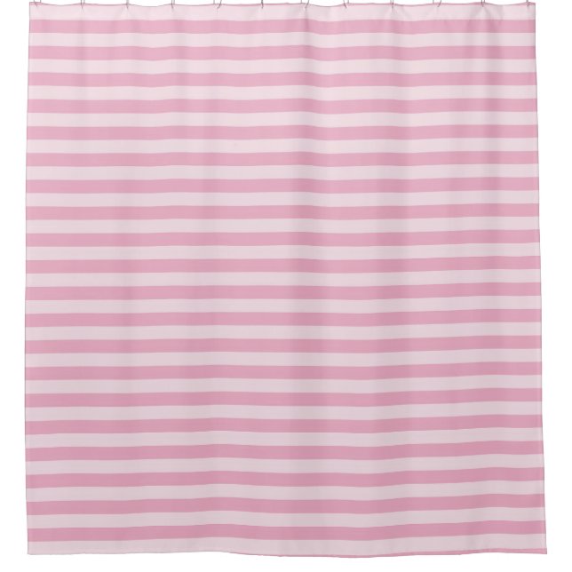 Rideaux De Douche Pink Stripes Seamless Pattern (Devant)