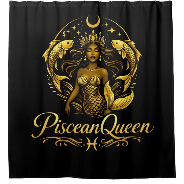Rideaux De Douche Piscean Queen Shower Curtain (Devant)