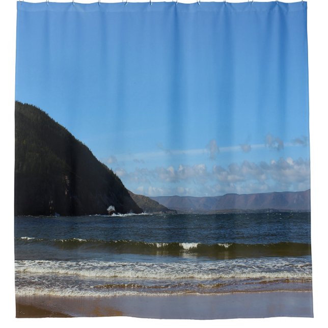 Rideaux De Douche Plage blanche de point (Devant)