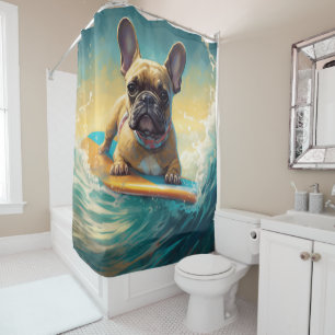 Rideaux De Douche Plage de Bulldog