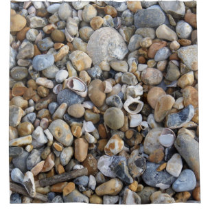 Rideaux De Douche Plage de galets