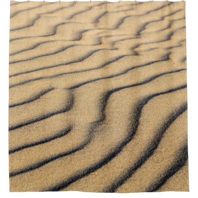 Rideaux De Douche Plage sable vagues sable dunes sable (Devant)