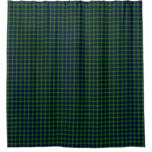 Rideaux De Douche Plaid vert bleu Lamont tartan