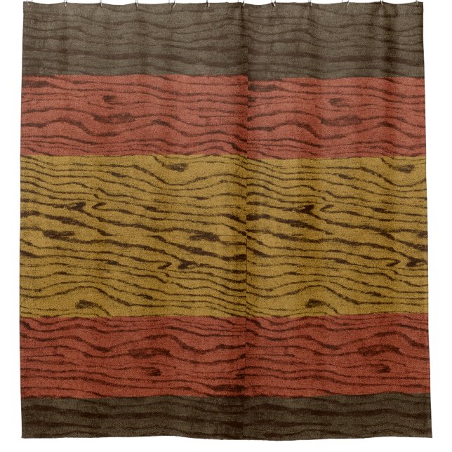 Rideaux De Douche Planches en bois drapeau Allemagne (Devant)