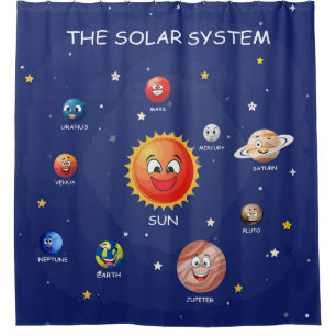 Rideaux De Douche Planètes du système solaire