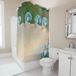 Rideaux De Douche Plante Kalanchoe Abstrait