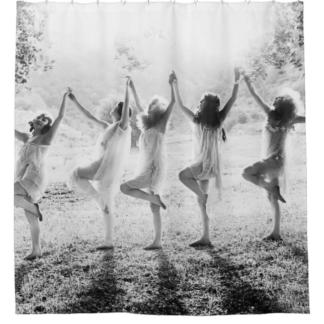 Rideaux De Douche PLEASANT RÊVESfemme, païenne, spirituelle, danse,  (Devant)