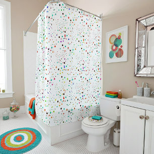 Rideaux De Douche Points colorés