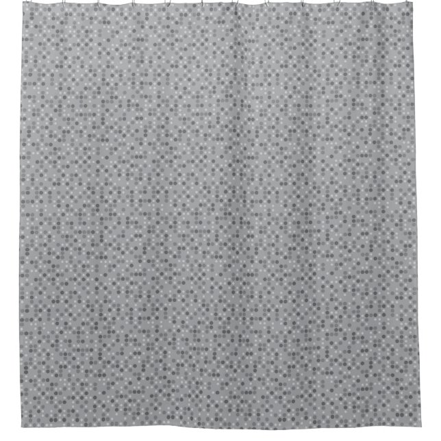 Rideaux De Douche Points gris (Devant)