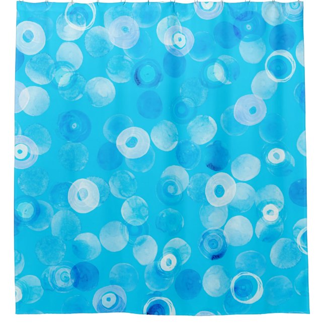Rideaux De Douche Pois Abstraits motif sans faille (Devant)