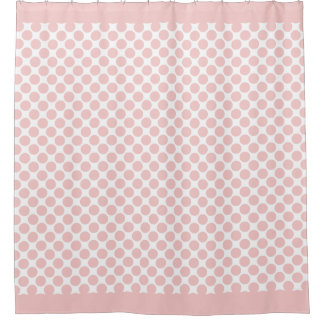 Rideaux De Douche Pois Roses du Quartz rose