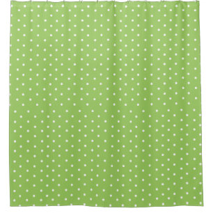 Rideaux De Douche Pois vert mignon