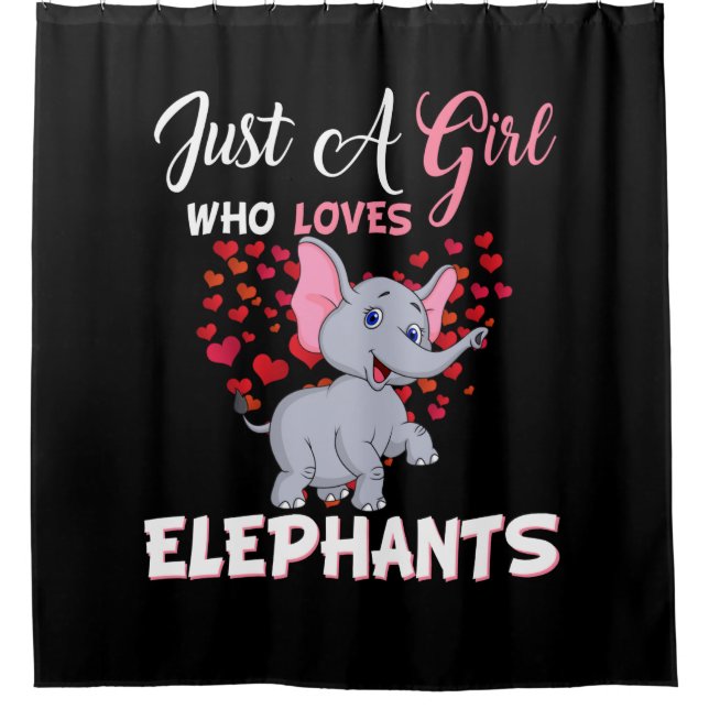 Rideaux De Douche Poison de Just Girl Who Loves Elephants (Devant)
