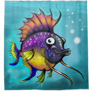 Rideaux De Douche Poisson arc-en-ciel
