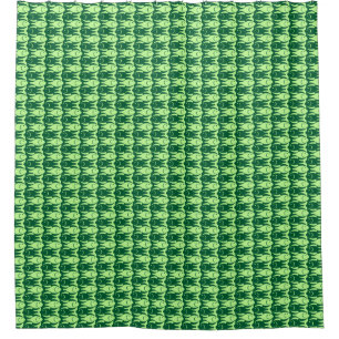 Rideaux De Douche Poissons modernes de la moitié du siècle, menthe
