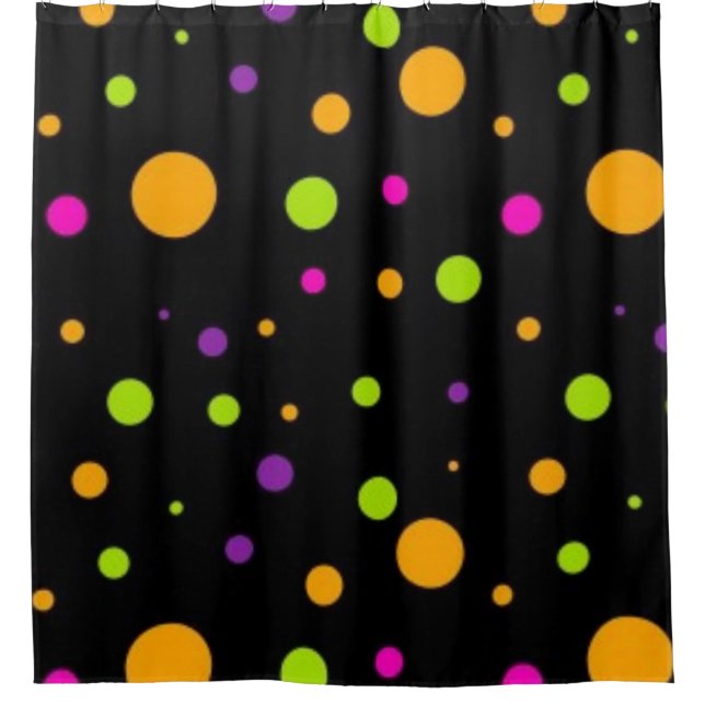 Rideaux De Douche Polka dot (Devant)