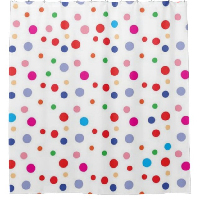Rideaux De Douche Polka dot (Devant)