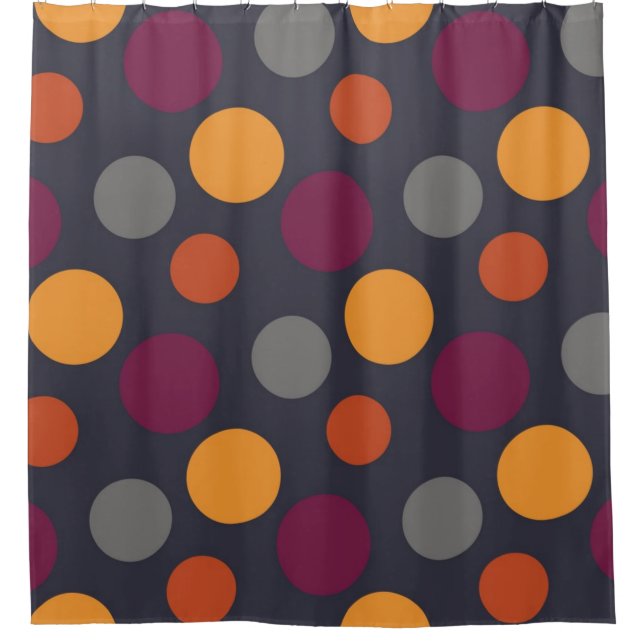 Rideaux De Douche Polka dot (Devant)