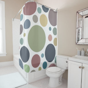 Rideaux De Douche Polka-Dots Cool d'humeur