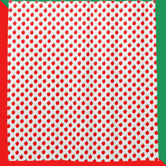 Rideaux De Douche Pomme Motif Fruit rouge