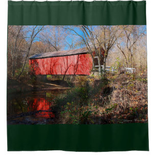 Rideaux De Douche Pont couvert de Cedar Creek, Missouri