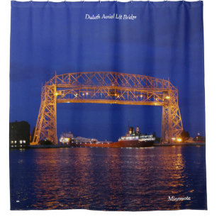 Rideaux De Douche Pont d'ascenseur de Duluth et John aériens G.