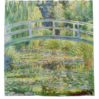 Rideaux De Douche Pont sur l'étang de Lily