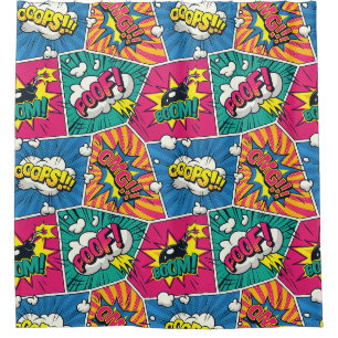 Rideaux De Douche Pop Art