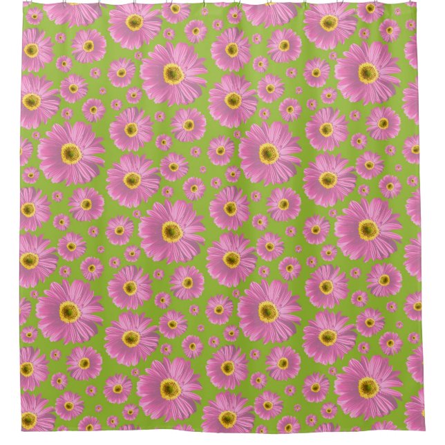 Rideaux De Douche Pop Daisy Rose (Devant)