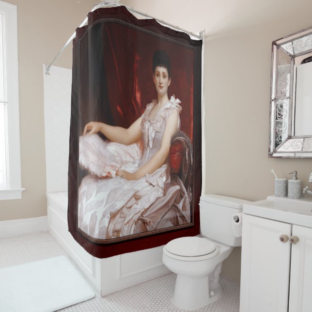 Rideaux De Douche Portrait D'Amy Augusta, Lady Coleridge (En situation)