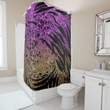 Poster de animal sur Parties scintillant Purple &