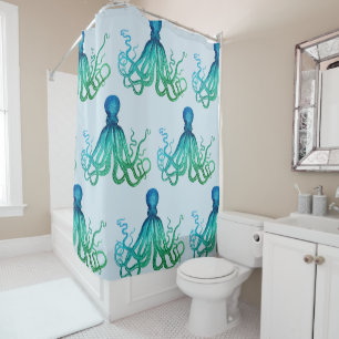 Rideaux De Douche poulpe