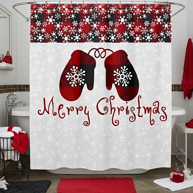 Rideaux de douche pour gants de Noël (Créateur téléchargé)