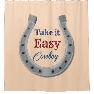 Rideaux De Douche Prenez facilement Cowboy