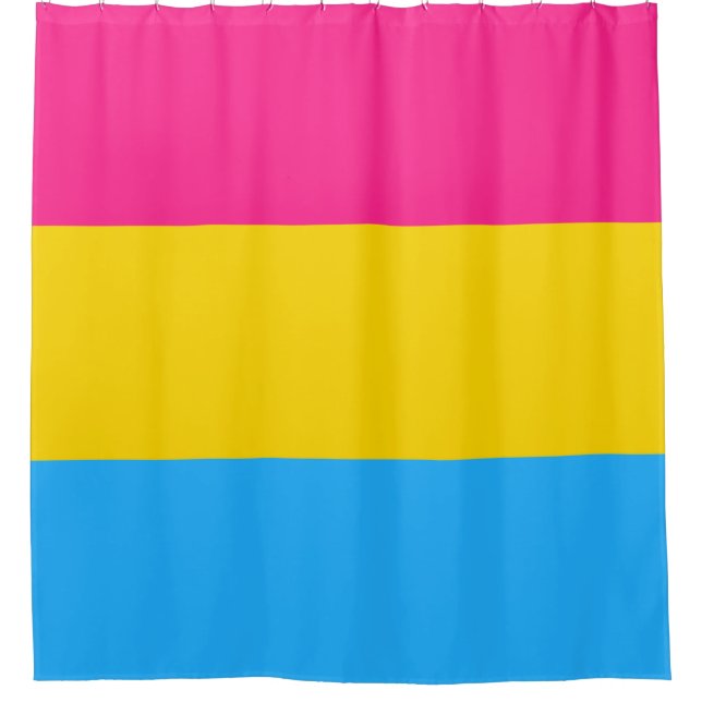 Rideaux De Douche Pride transexuelle (drapeau panaché) (Devant)