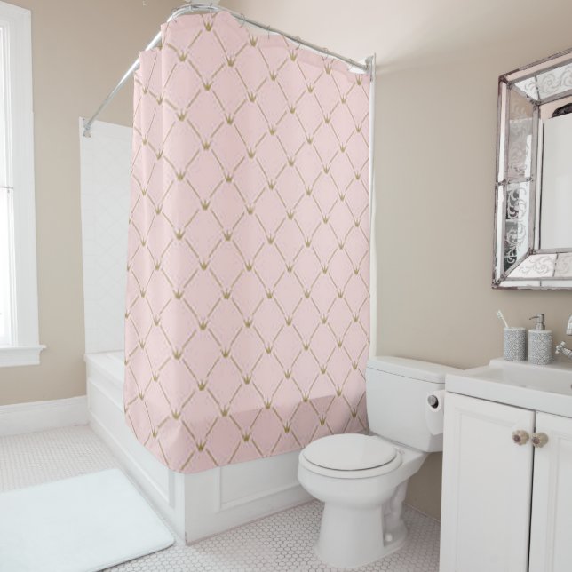 Rideaux De Douche "Princess Print" (En situation)