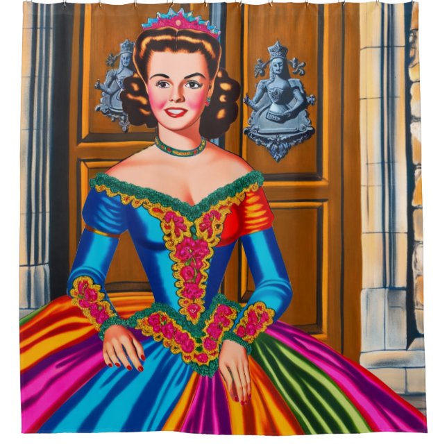 Rideaux De Douche Princesse (Devant)