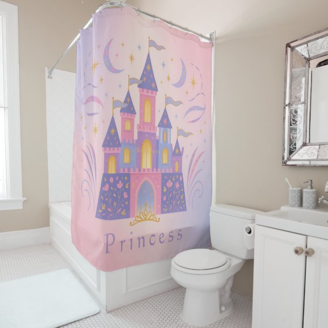Rideaux De Douche Princesse (En situation)
