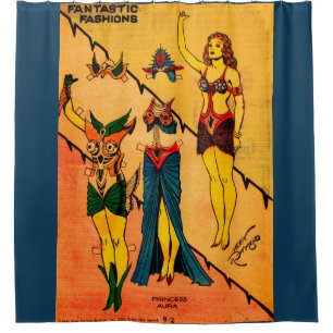 Rideaux De Douche Princesse Aura de Flash Gordon no 1 des années 193