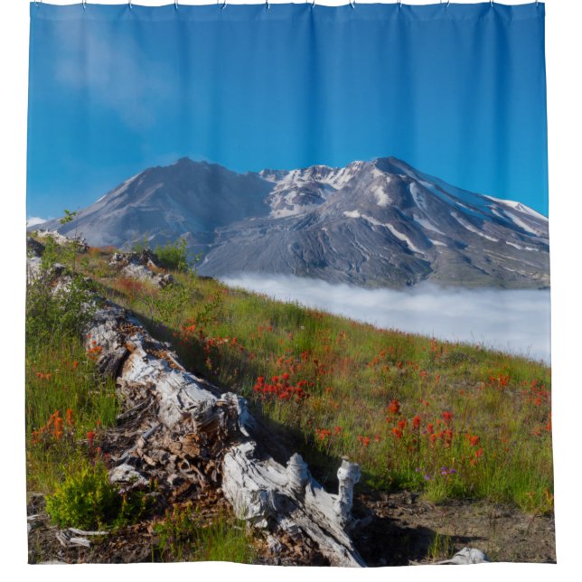 Rideaux De Douche Printemps sur le mont St. Helens (Devant)