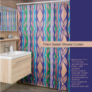 Rideaux De Douche Prism Splash