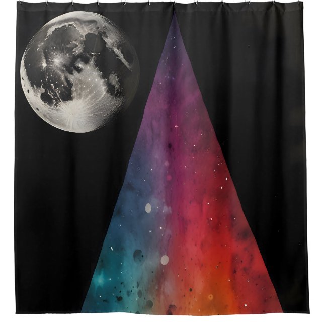 Rideaux De Douche Prisme lunaire (Devant)