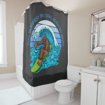 Pro By Day, Myth By Night Surfing Bigfoot Black