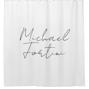 Rideaux De Douche Professionnel minimaliste moderne gris blanc